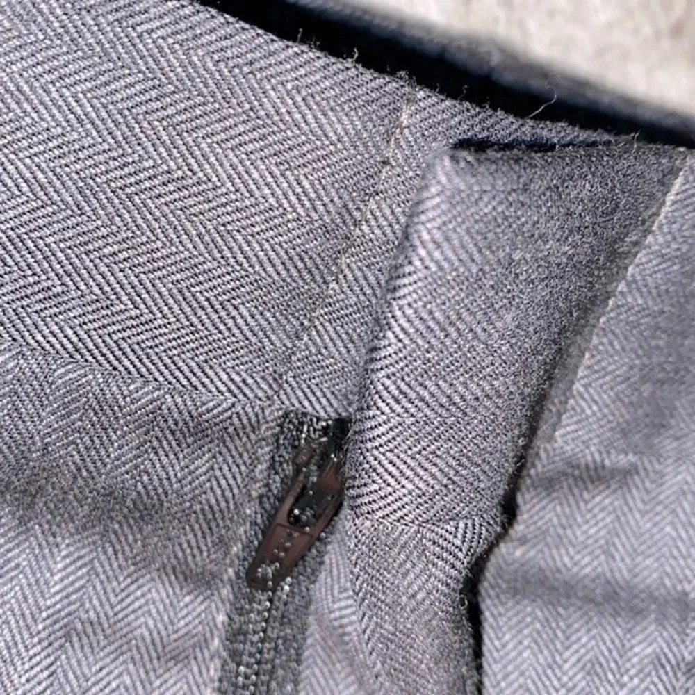J crew grey wool pants size 32x30